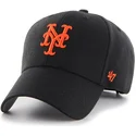 kasketter-buet-sort-justerbar-rem-fra-new-york-mets-mlb-af-47-brand