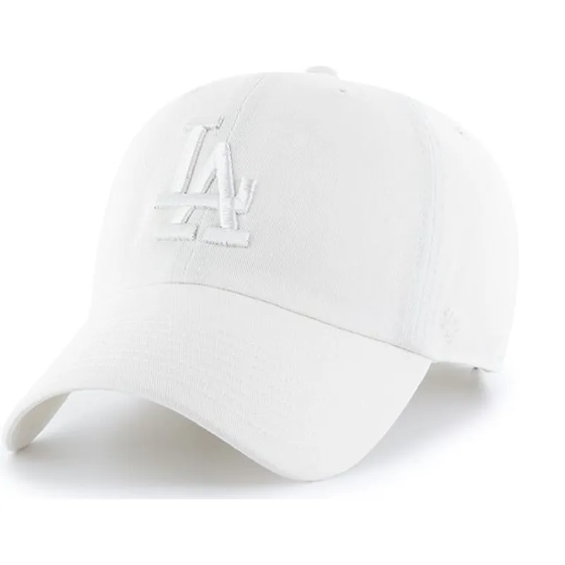 kasketter-buet-hvid-justerbar-rem-fra-los-angeles-dodgers-mlb-af-47-brand