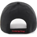 sort-buet-kasket-med-rodt-logo-fra-detroit-red-wings-nhl-mvp-fra-47-brand