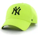 kasketter-buet-gul-justerbar-rem-fra-new-york-yankees-mlb-af-47-brand