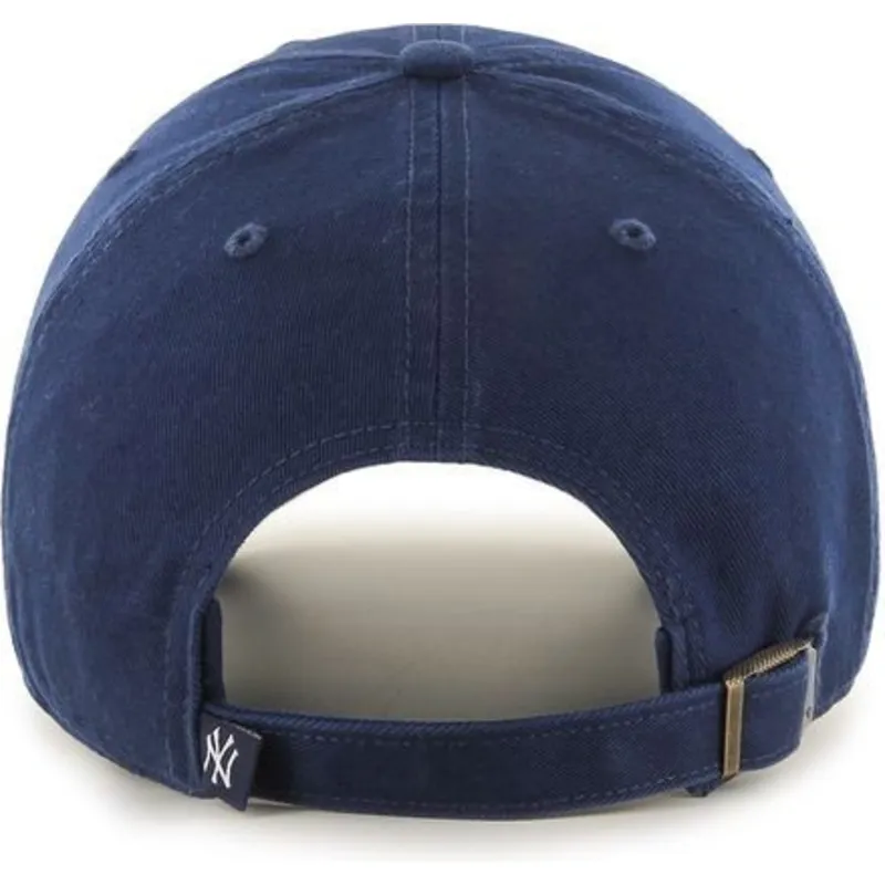 kasketter-buet-marinebla-justerbar-rem-claro-fra-new-york-yankees-mlb-af-47-brand