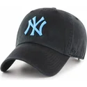 sort-buet-kasket-med-blat-new-york-yankees-logo-mlb-clean-up-fra-47-brand