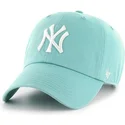 new-york-yankees-mlb-clean-up-kasket-med-buet-skygge-i-manebla-fra-47-brand
