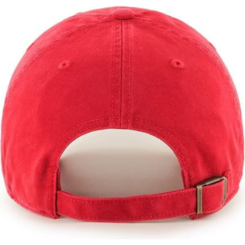 kasketter-buet-rod-justerbar-rem-fra-new-york-yankees-mlb-af-47-brand