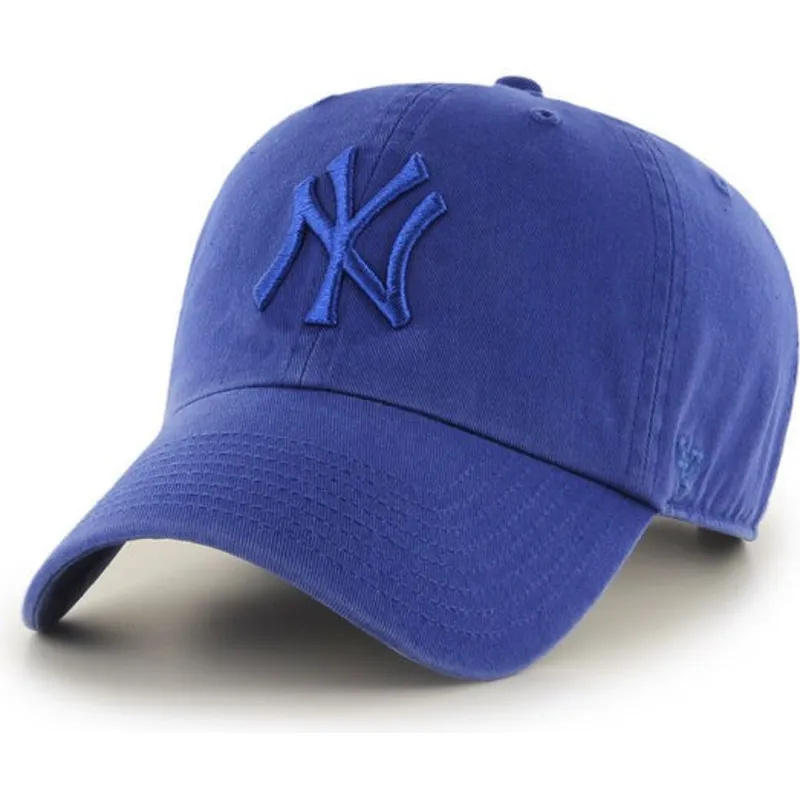 kasketter-buet-bla-justerbar-rem-brillante-fra-new-york-yankees-mlb-af-47-brand