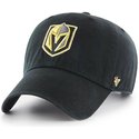 47-brand-curved-brim-vegas-golden-knights-nhl-clean-up-black-cap