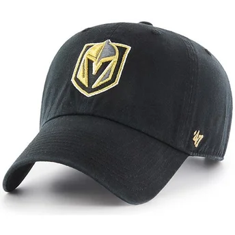 Buet sort kasket fra Vegas Golden Knights NHL Clean Up fra 47 Brand