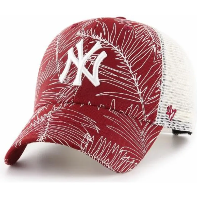 kasketter-buet-rod-snapback-fra-new-york-yankees-mlb-af-47-brand