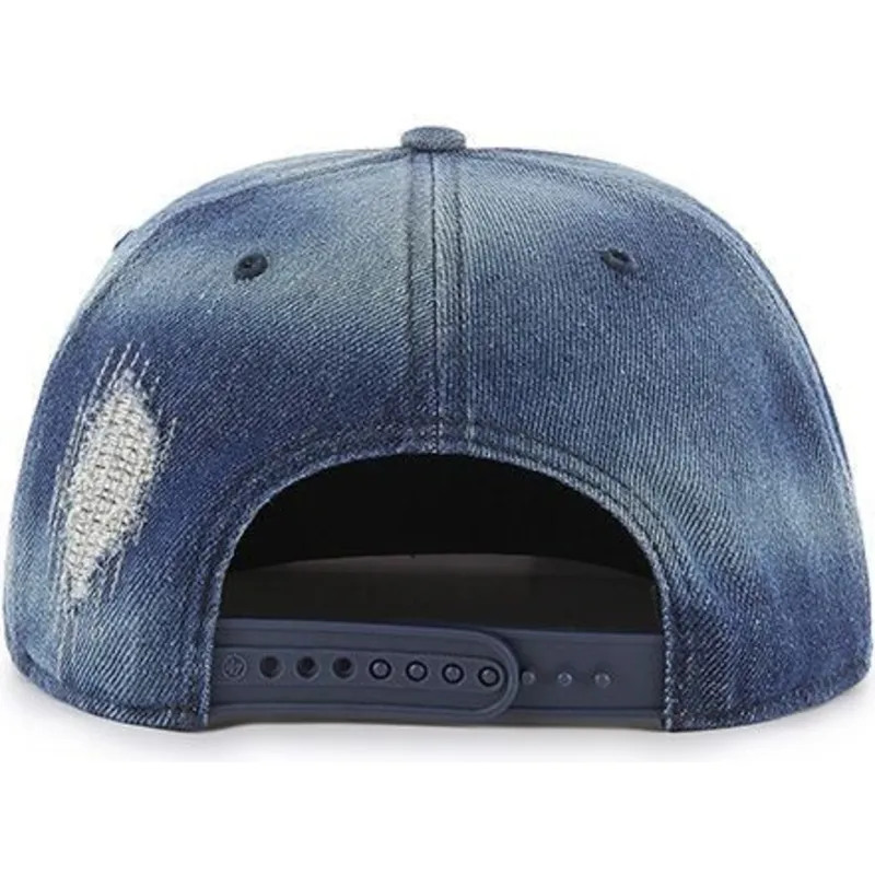 kasketter-flad-marinebla-snapback-vaquero-fra-new-york-yankees-mlb-af-47-brand