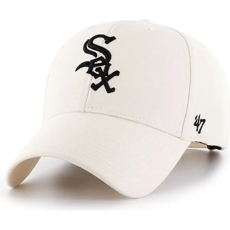 kasketter-buet-creme-snapback-fra-chicago-white-sox-mlb-af-47-brand
