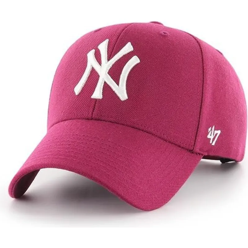 kasketter-buet-rosa-snapback-galaxy-fra-new-york-yankees-mlb-af-47-brand