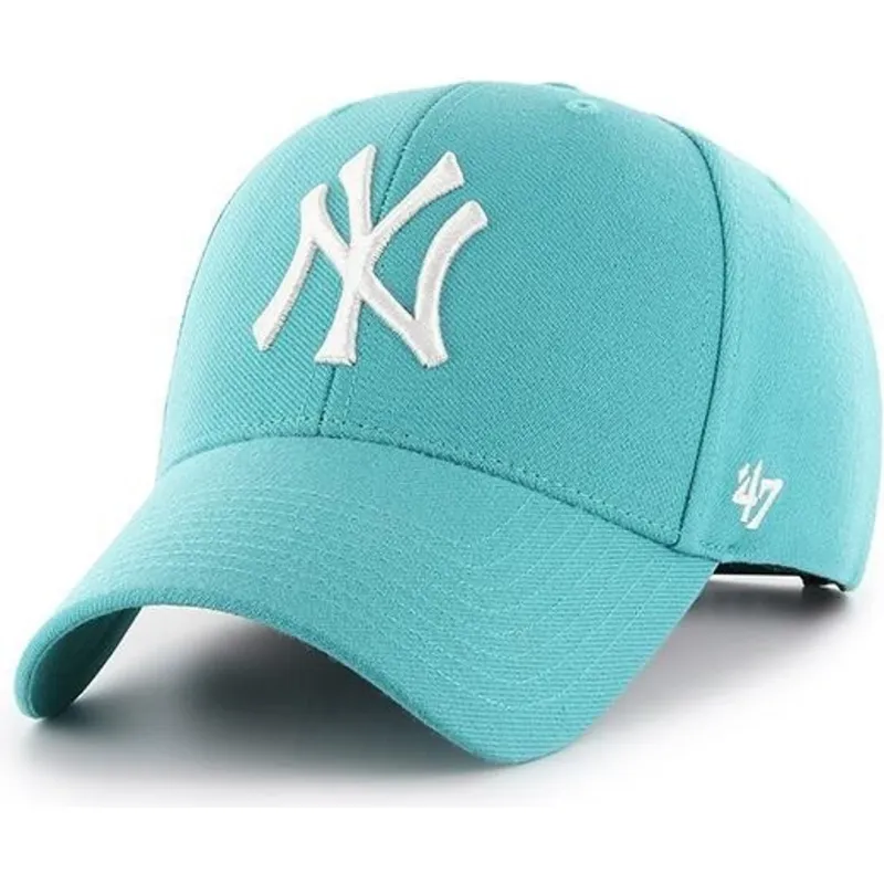 kasketter-buet-gron-snapback-turquesa-fra-new-york-yankees-mlb-af-47-brand