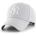 gra-solv-curved-snapback-kasket-af-new-york-yankees-mlb-mvp-fra-47-brand