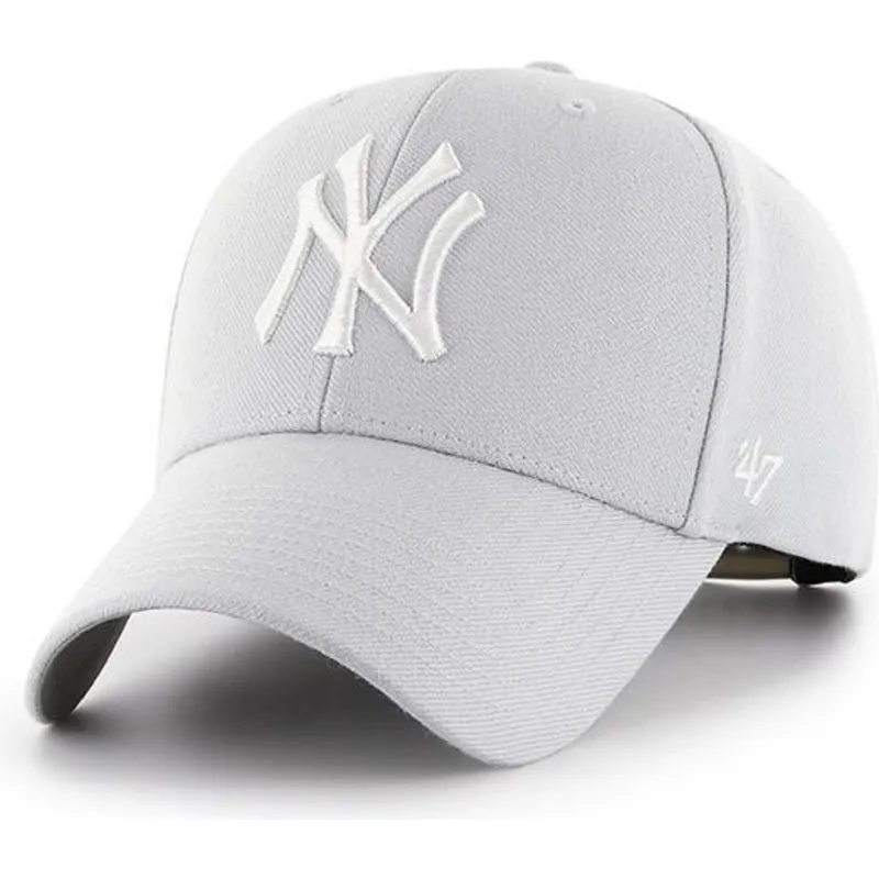 gra-solv-curved-snapback-kasket-af-new-york-yankees-mlb-mvp-fra-47-brand
