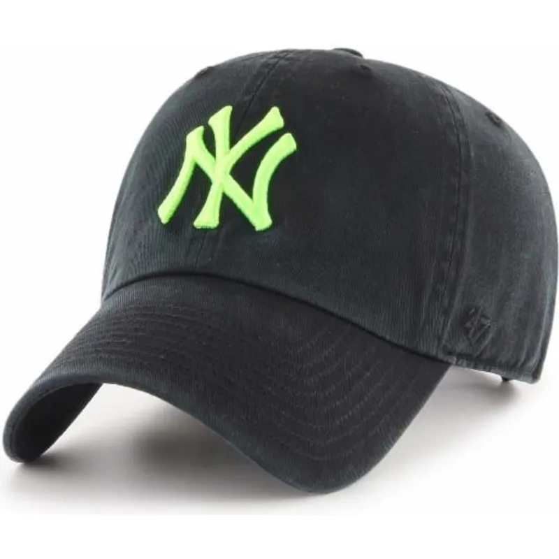 kasketter-buet-sort-justerbar-rem-fra-new-york-yankees-mlb-af-47-brand