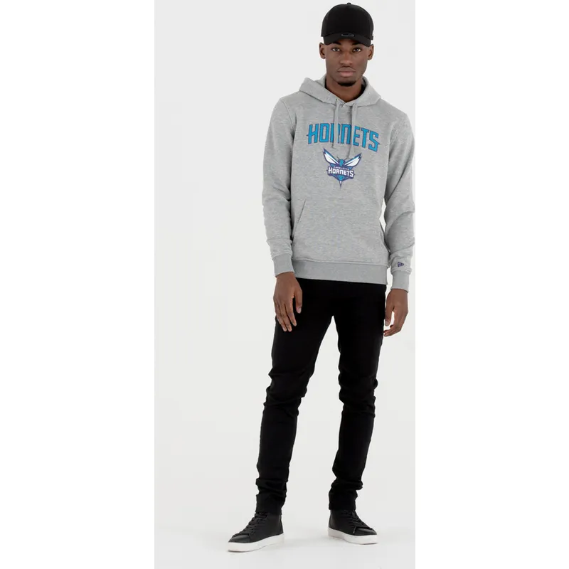 sweatshirt-med-haette-gra-pullover-hoody-fra-charlotte-hornets-nba-af-new-era sweatshirt-med-haette-gra-pullover-hoody-fra-charlotte-hornets-nba-af-new-era
