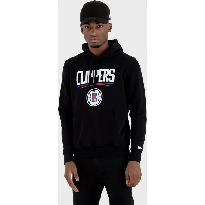 sweatshirt-med-haette-sort-pullover-hoody-fra-los-angeles-clippers-nba-af-new-era sweatshirt-med-haette-sort-pullover-hoody-fra-los-angeles-clippers-nba-af-new-era
