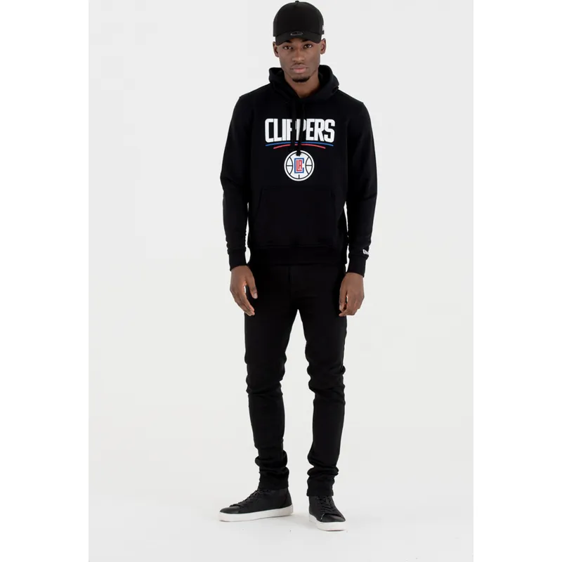 sweatshirt-med-haette-sort-pullover-hoody-fra-los-angeles-clippers-nba-af-new-era sweatshirt-med-haette-sort-pullover-hoody-fra-los-angeles-clippers-nba-af-new-era