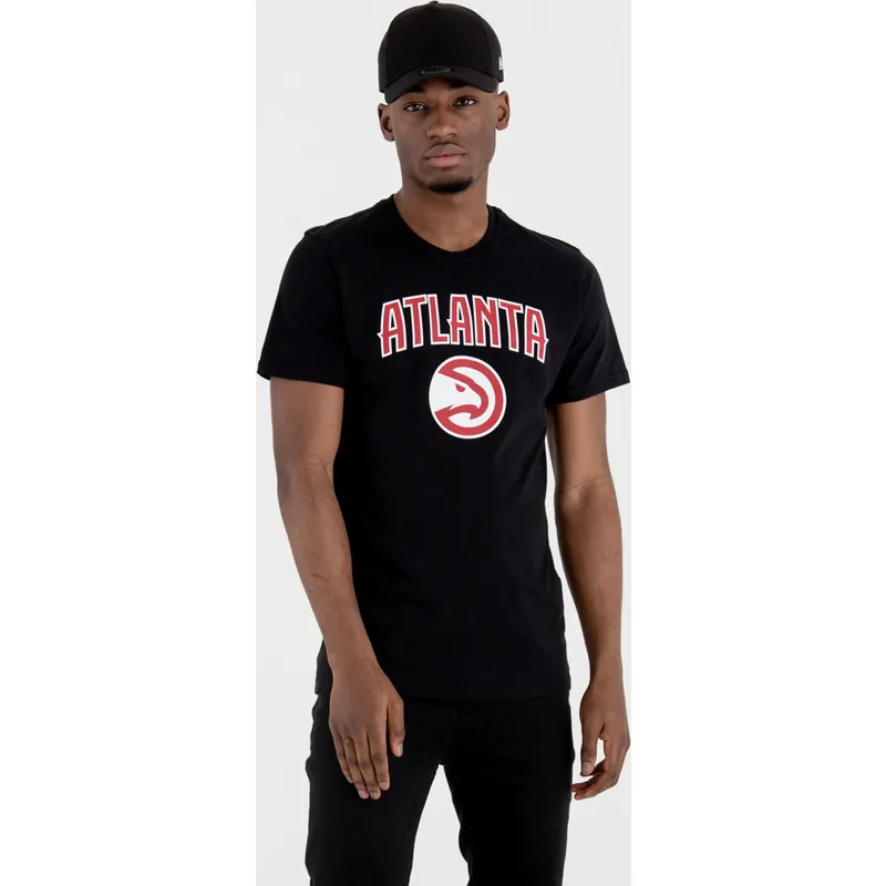 t-shirt-kort-aerme-sort-de-fra-atlanta-hawks-nba-af-new-era