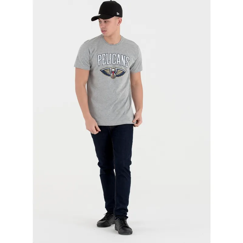 t-shirt-kort-aerme-gra-de-fra-new-orleans-pelicans-nba-af-new-era