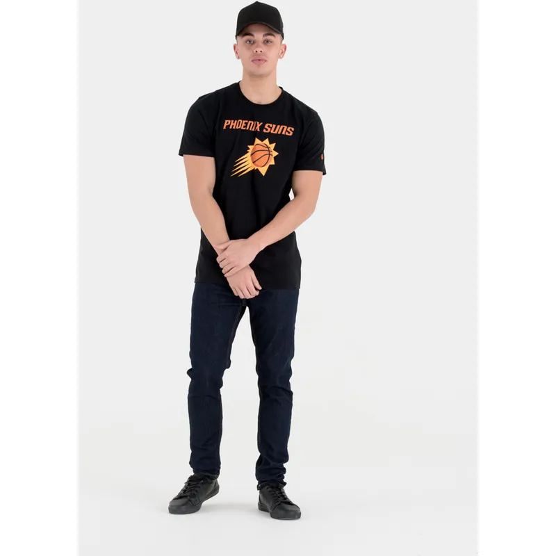 t-shirt-kort-aerme-sort-de-fra-phoenix-suns-nba-af-new-era