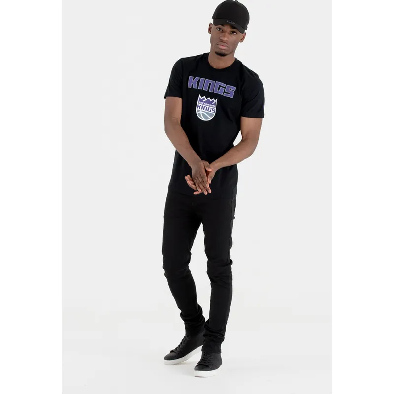 new-era-nba-sacramento-kings-sort-kortaermet-t-shirt