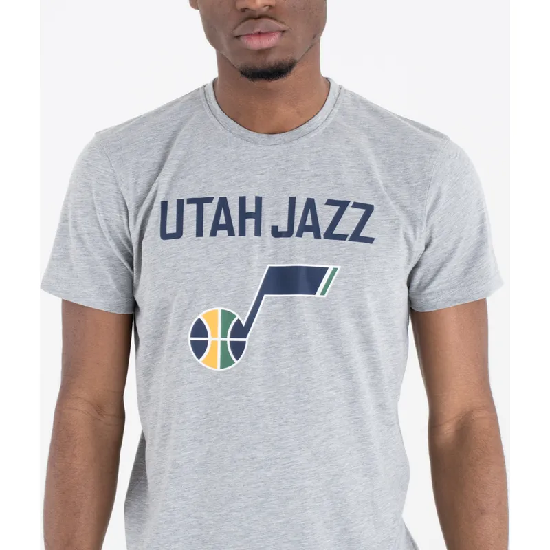 t-shirt-kort-aerme-gra-de-fra-utah-jazz-nba-af-new-era