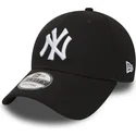 sort-justerbar-curved-kasket-9forty-essential-fra-new-york-yankees-mlb-fra-new-era