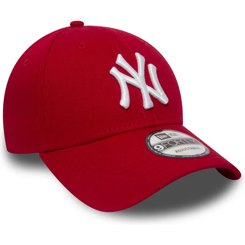 rod-justerbar-kurvet-kasket-9forty-essential-fra-new-york-yankees-mlb-fra-new-era