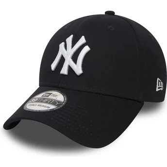 New Era New York Yankees MLB 39THIRTY Classic navyblå buet fitted kasket