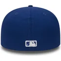 bla-fladskygget-justerbar-59fifty-essential-new-york-yankees-mlb-kasket-fra-new-era