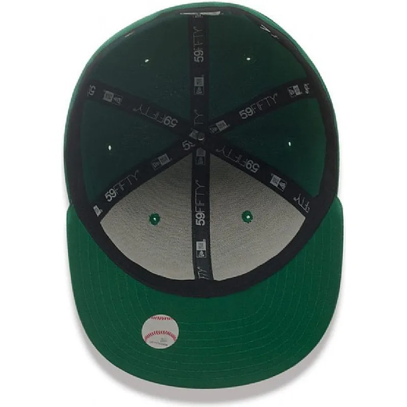 kasketter-flad-gron-tilpasset-59fifty-essential-fra-new-york-yankees-mlb-af-new-era