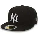 kasketter-flad-sort-tilpasset-til-barn-59fifty-essential-fra-new-york-yankees-mlb-af-new-era