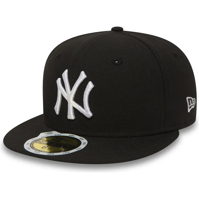 kasketter-flad-sort-tilpasset-til-barn-59fifty-essential-fra-new-york-yankees-mlb-af-new-era kasketter-flad-sort-tilpasset-til-barn-59fifty-essential-fra-new-york-yankees-mlb-af-new-era
