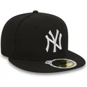 kasketter-flad-sort-tilpasset-til-barn-59fifty-essential-fra-new-york-yankees-mlb-af-new-era
