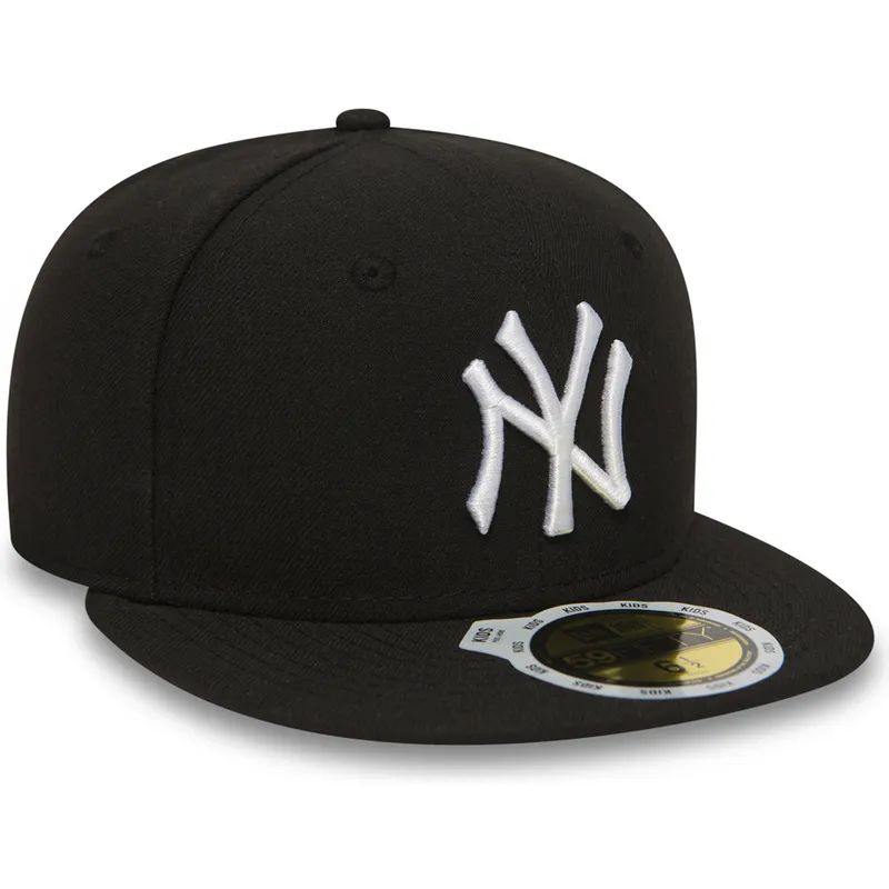 kasketter-flad-sort-tilpasset-til-barn-59fifty-essential-fra-new-york-yankees-mlb-af-new-era kasketter-flad-sort-tilpasset-til-barn-59fifty-essential-fra-new-york-yankees-mlb-af-new-era