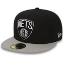 sort-fitted-59fifty-essential-flad-kasket-fra-brooklyn-nets-nba-af-new-era