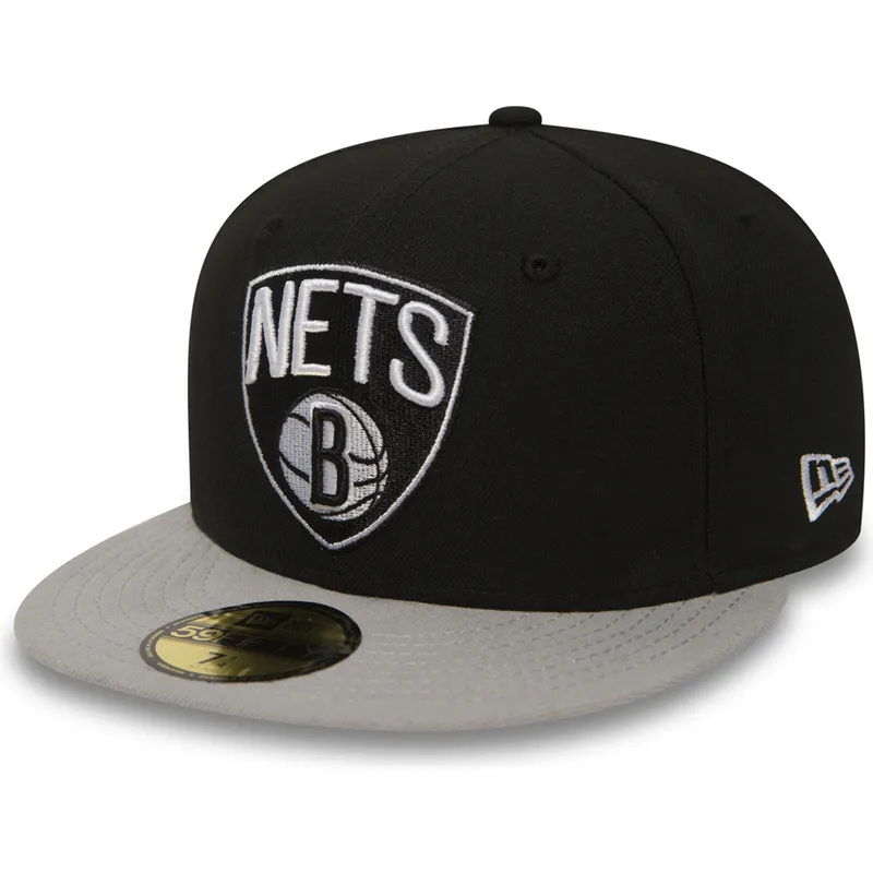 sort-fitted-59fifty-essential-flad-kasket-fra-brooklyn-nets-nba-af-new-era