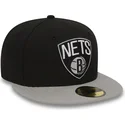 sort-justerbar-59fifty-essential-kasket-fra-brooklyn-nets-nba-fra-new-era