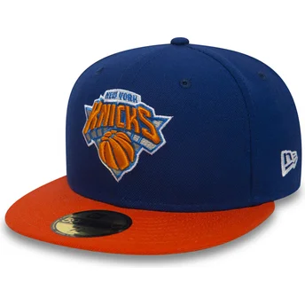 new-era-new-york-knicks-nba-59fifty-essential-bla-fladskaerm-kasket