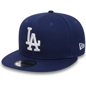 los-angeles-dodgers-mlb-new-era-9fifty-essential-justerbar-bla-fladskaerm-kasket