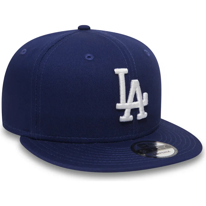 justerbar-bla-flad-kasket-9fifty-essential-fra-los-angeles-dodgers-mlb-fra-new-era
