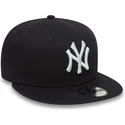 justerbar-marinebla-flad-kasket-9fifty-essential-fra-new-york-yankees-mlb-af-new-era