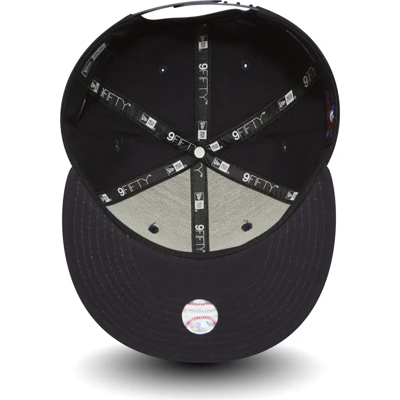 justerbar-marinebla-flad-kasket-9fifty-essential-fra-new-york-yankees-mlb-af-new-era