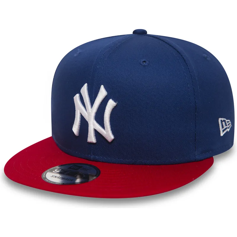 kasketter-flad-bla-snapback-ajustable-9fifty-cotton-block-fra-new-york-yankees-mlb-af-new-era