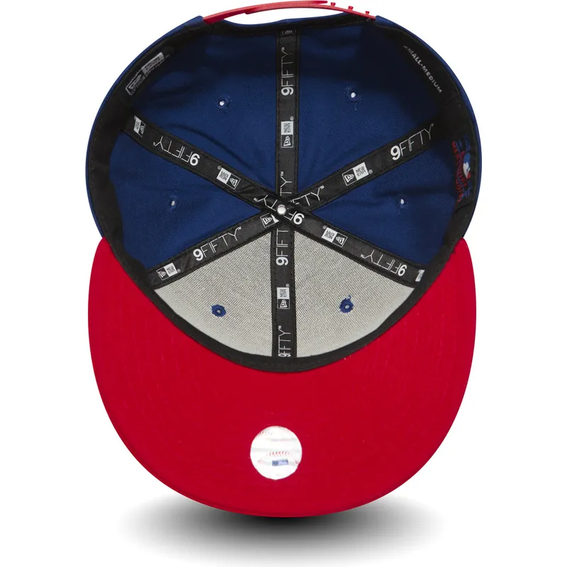 kasketter-flad-bla-snapback-ajustable-9fifty-cotton-block-fra-new-york-yankees-mlb-af-new-era