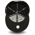 sort-justerbar-flad-kasket-9fifty-white-on-black-fra-new-york-yankees-mlb-af-new-era