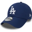 bla-justerbar-kurvet-kasket-9forty-essential-fra-los-angeles-dodgers-mlb-fra-new-era