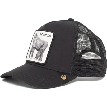 Sort gorilla King of the Jungle trucker-kasket fra Goorin Bros.