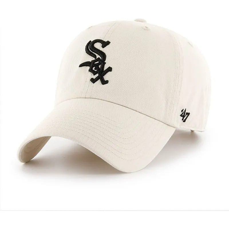 kasketter-buet-creme-justerbar-rem-fra-chicago-white-sox-mlb-af-47-brand